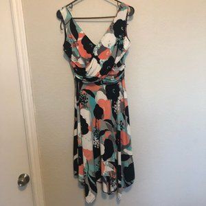 London times stretchy floral dress